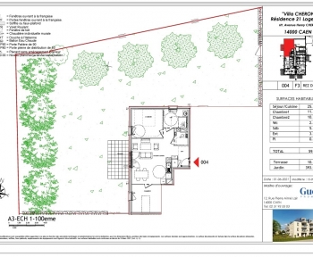 Location Appartement 3 pièces Caen (14000) - 67 bis avenue Henri Cheron 14000 caen